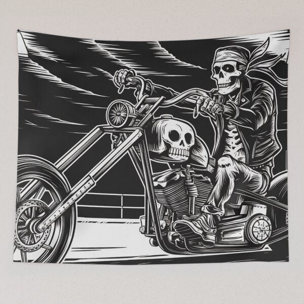 Item preview, Skeleton on Motorcycle designed and sold by Jun162007.