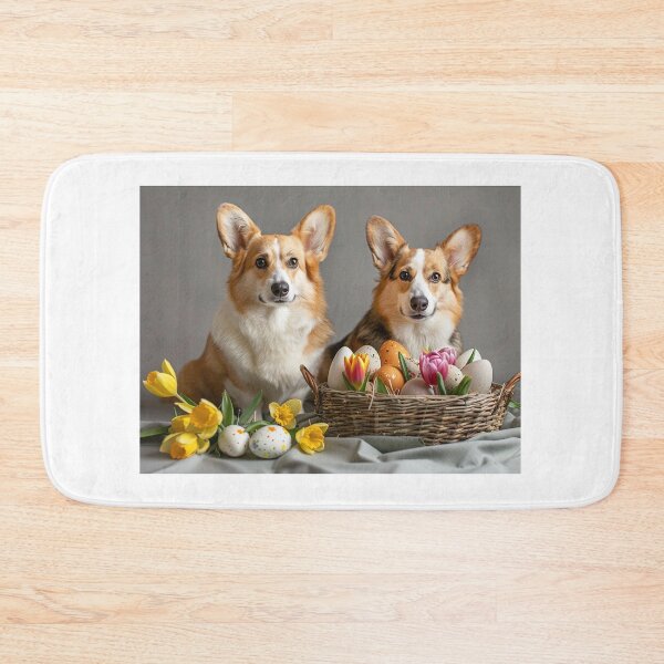 Item preview, Two Corgis by the Basket designed and sold by SellingWSarah17.