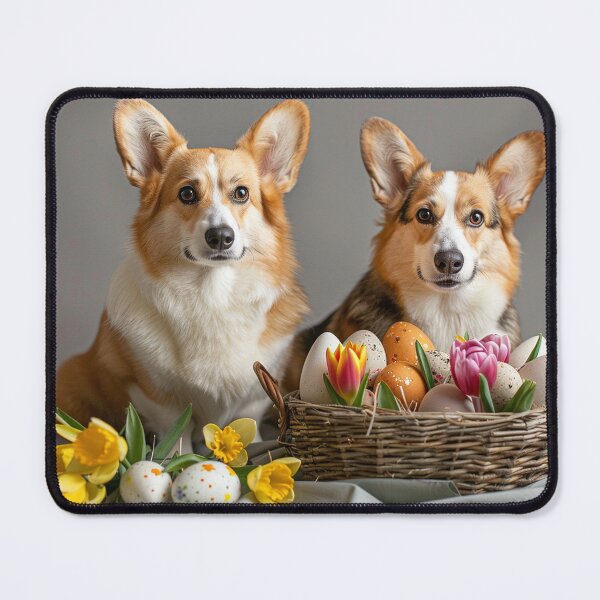 Item preview, Two Corgis by the Basket designed and sold by SellingWSarah17.