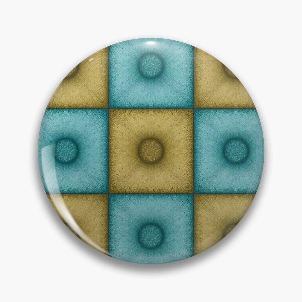 Item preview, Chess pattern from "Pouf" tiles the color of yellow and turquoise color designed and sold by Cherevan.