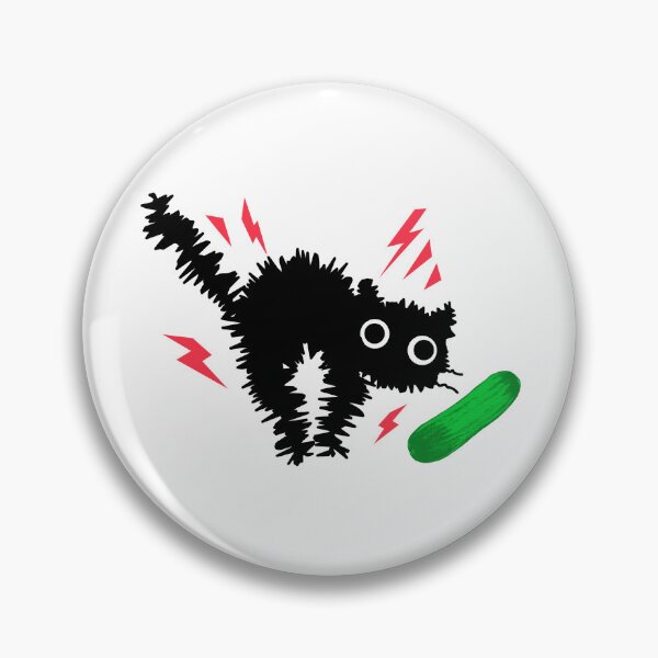 Item preview, Cute Cat Scared of a Cucumber designed and sold by LyricsWear.