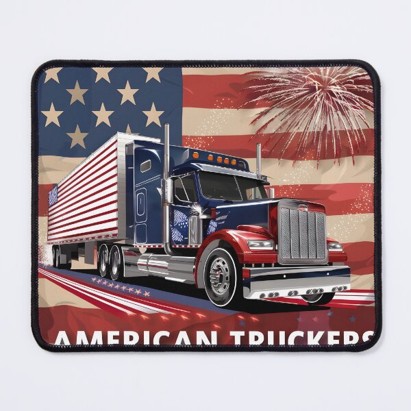 Item preview, American Truckers Roll for Freedom designed and sold by Pixel-Lair.