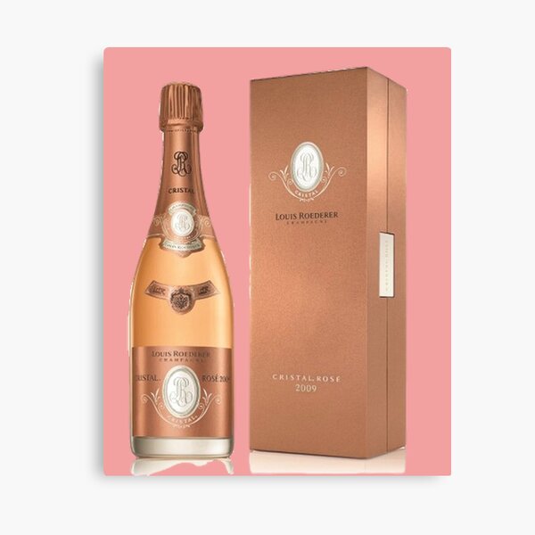 Louis Roederer Cristal Rose Champagne - Cristal Champagne Canvas Print