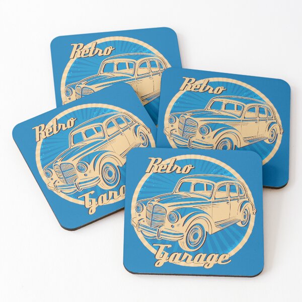Item preview, Retro Car designed and sold by CatCoconut-Art.