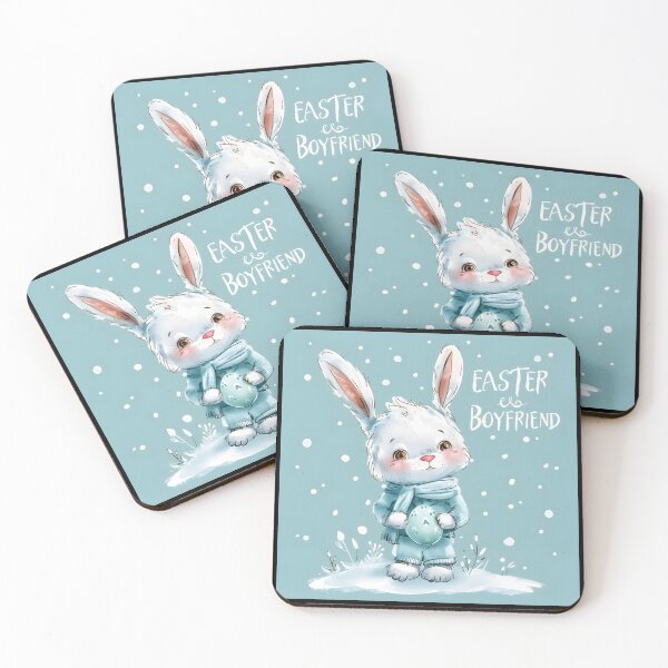 Item preview, Cute Kawaii Easter Boyfriend Bunny designed and sold by Leonardo Palumbo.