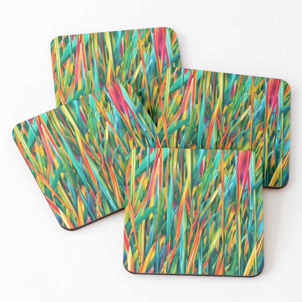 Item preview, Abstract Colorful Blades of Grass designed and sold by calibrit.