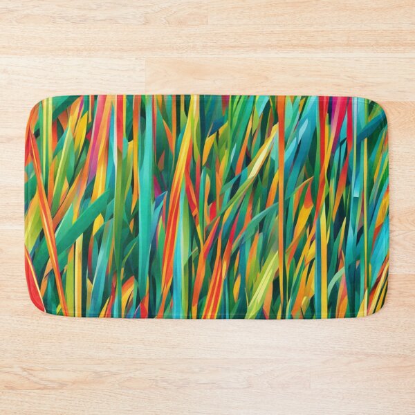 Item preview, Abstract Colorful Blades of Grass designed and sold by calibrit.