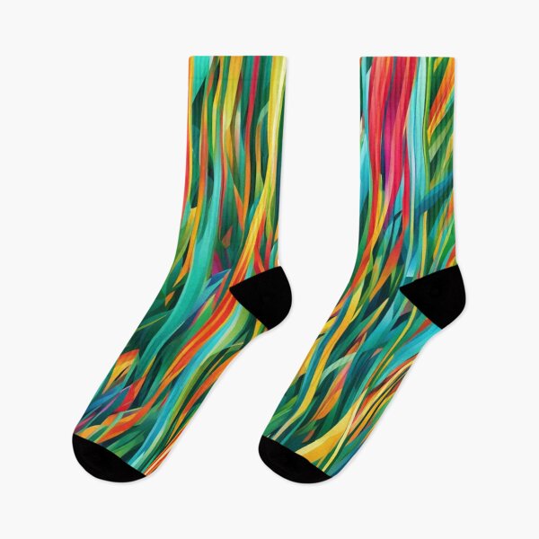 Item preview, Abstract Colorful Blades of Grass designed and sold by calibrit.