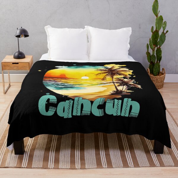 Artikelvorschau, Cancun, Cancun-Sonnenuntergang, Cancun-Mexiko-Sonnenaufgang, Strandlebensstil, Frühlingsferien, tropischer Urlaub entworfen und verkauft von Sun Sand & Sea Art.