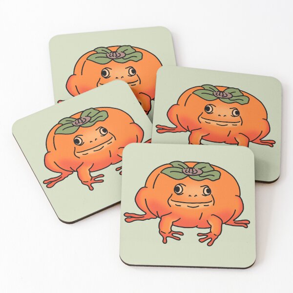 Item preview, Persimmon Frog designed and sold by SocialMothDsgns.