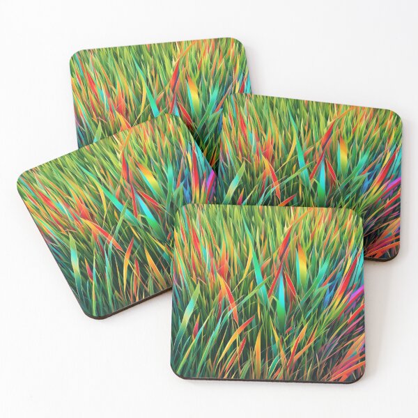 Item preview, Abstract Colorful Blades of Grass designed and sold by calibrit.