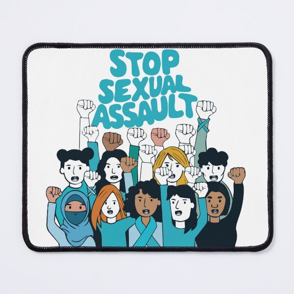 Item preview, Sexual Assault Awareness, Teal Ribbon Support Squad Sexual Assault awareness, Stop Sexual assault designed and sold by BobaTeeStore.