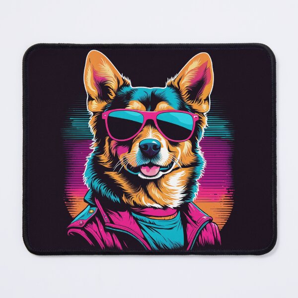 Item preview, When your little dog adopts glasses, each moment outdoors becomes an opportunity to appreciate the beauty of nature with style designed and sold by Pulsant  Paintings.
