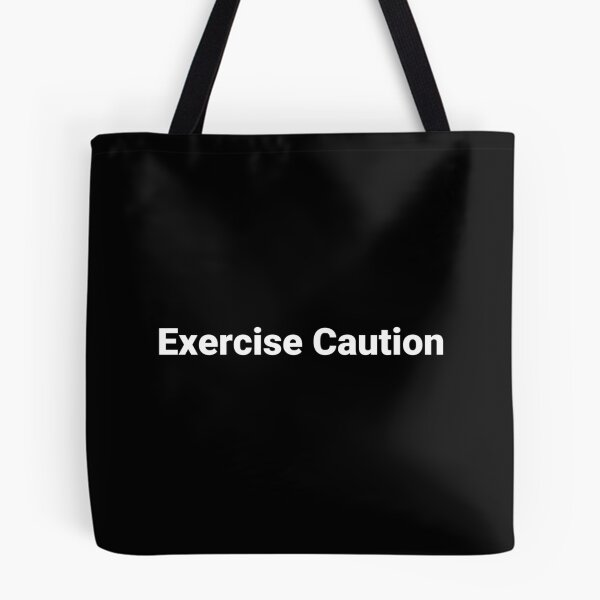 Item preview, Exercise Caution designed and sold by Text-based T-Shirts and Gifts.