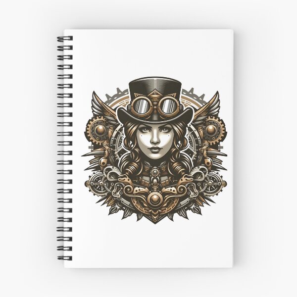 Item preview, Steampunk Woman Vintage Retro Style designed and sold by MusesWhispers.