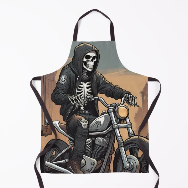 Aperçu de l'œuvre Motard squelette créée et vendue par ASHBooksnThings.