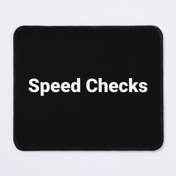 Item preview, Speed Checks designed and sold by Text-based T-Shirts and Gifts.