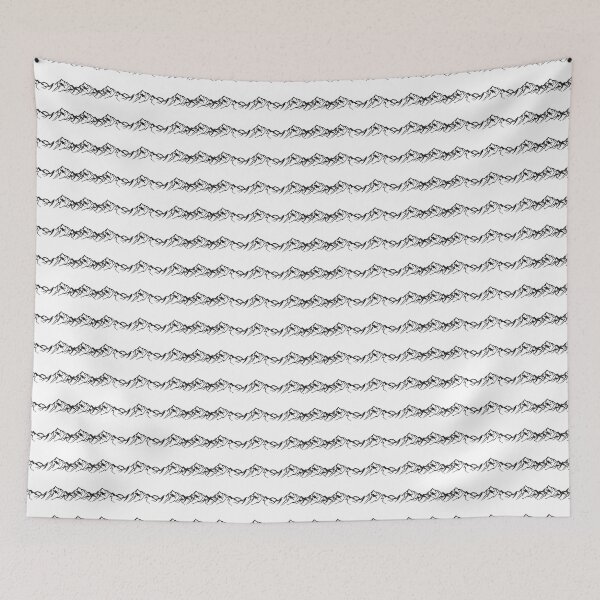 Item preview, Mountain range infinite pattern designed and sold by Inspyralia.