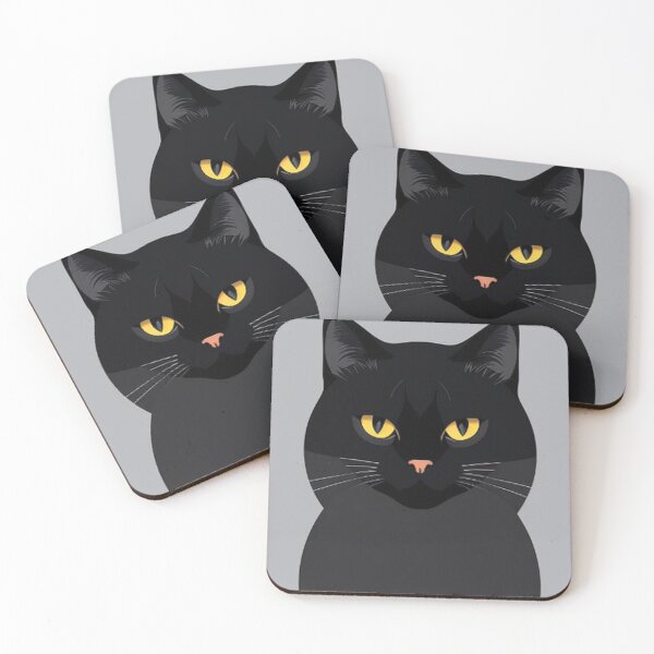 Item preview,  Black Cat Abstract Art designed and sold by TheDarkWardrobe.