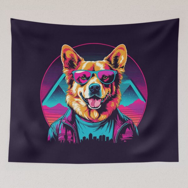 Item preview, Canine glasses the essential accessory for a flawless look, ensuring that your furry friend is always in fashion and ready for any occasion designed and sold by Pulsant  Paintings.