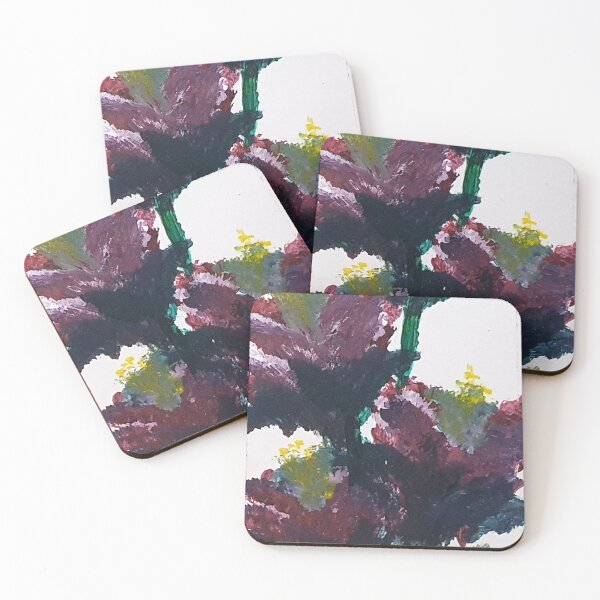 Item preview, Purple flowers  Acrylic Painting designed and sold by MaramGaily.