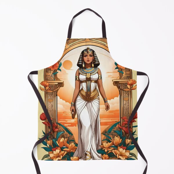 Item preview, Cleopatra Queen of Egypt retro vintage floral design designed and sold by BorgSpareParts.