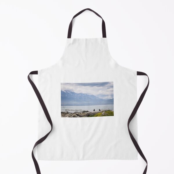 Item preview, Kaikoura landscape with Oystercatchers, New Zealand, Aotearoa designed and sold by marie-inks.