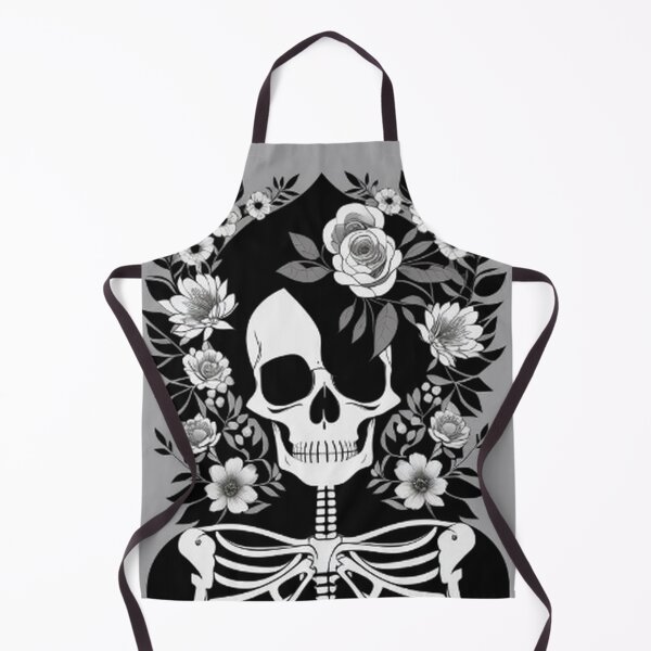 Item preview, Skeleton With Flowers designed and sold by TheDarkWardrobe.