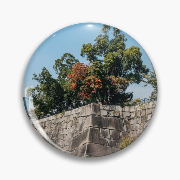 Item preview, Trees with Changing Leaves on Large Stone Wall with Ivy designed and sold by Renee McShane.