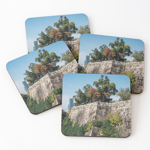 Item preview, Trees with Changing Leaves on Large Stone Wall with Ivy designed and sold by Renee McShane.