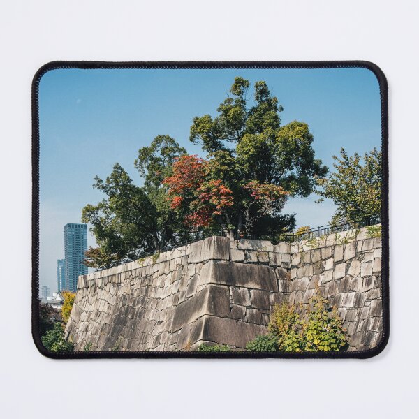 Item preview, Trees with Changing Leaves on Large Stone Wall with Ivy designed and sold by Renee McShane.