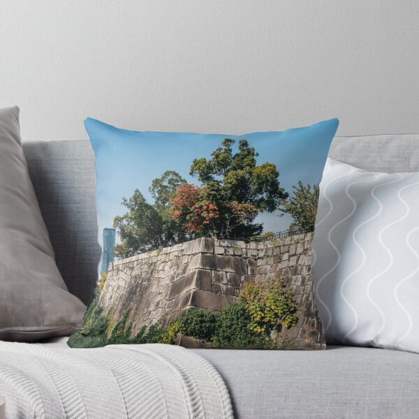 Item preview, Trees with Changing Leaves on Large Stone Wall with Ivy designed and sold by Renee McShane.