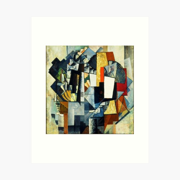 Item preview, HD - Desk And Room,  by Kazimir Severinovich Malevich 1913 High Definition designed and sold by MINDTHECHERRY.