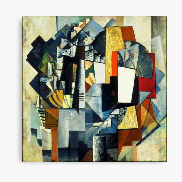 Aperçu de l'œuvre HD - Bureau et chambre, par Kazimir Severinovich Malevich 1913 Haute définition créée et vendue par MINDTHECHERRY.