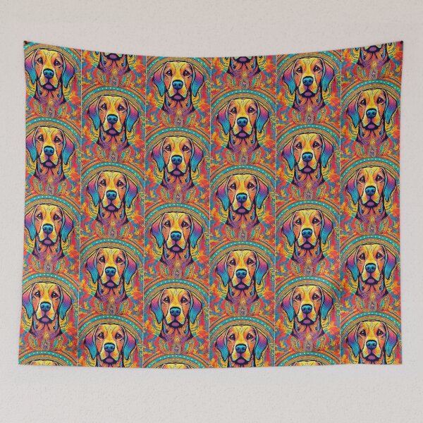 Item preview, Psychedelic Labrador Retriever – Vibrant & Trippy Dog Art designed and sold by Fredster1966.