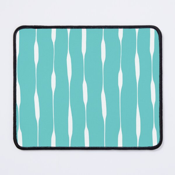 Item preview, Robin's Egg Blue Turquoise Threaded Stripes Minimalist Modern Pattern designed and sold by kierkegaard.