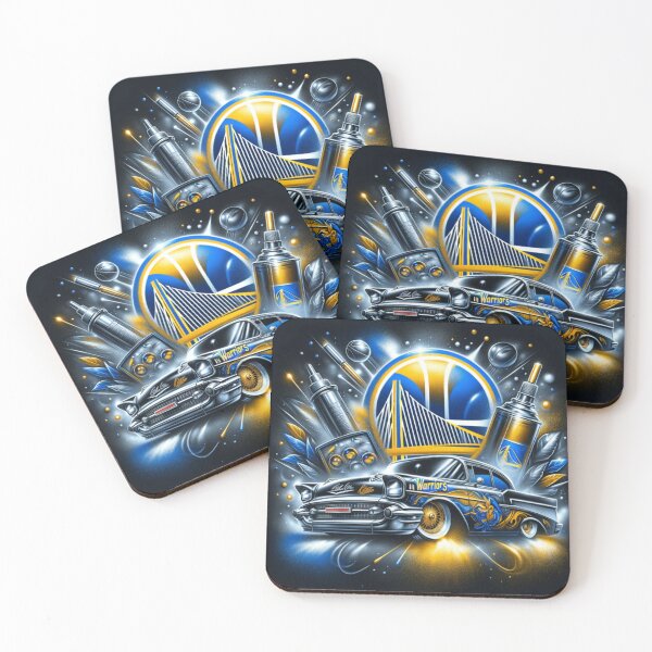 Item preview, Golden State Warriors Old School Car designed and sold by OooWeeArt.