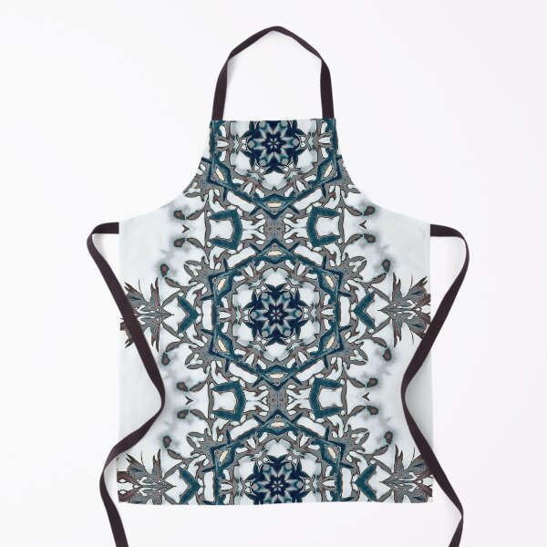 Item preview, PAUSE 2 WONDER Blue Grey Elegant Floral Vibes #11 Kaleidography | Nature Photography Symmetry Art Fusion - ashrawArt Divine Design designed and sold by ashrawArt Designer Boutique Art.