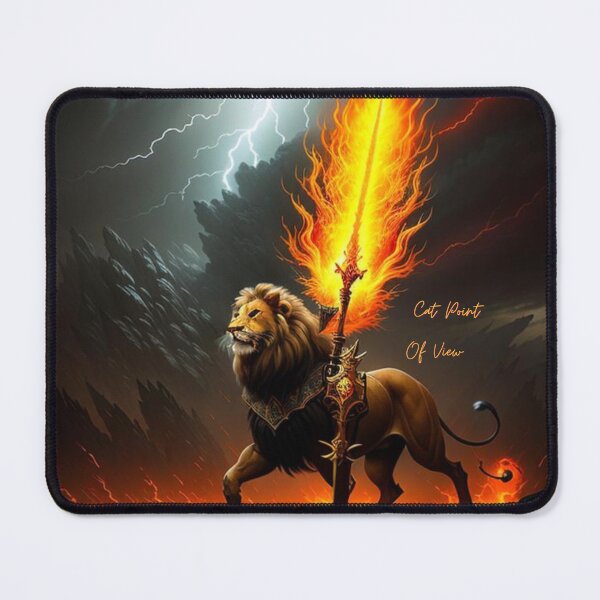 Item preview, Mighty Lion designed and sold by CatPointOfView.