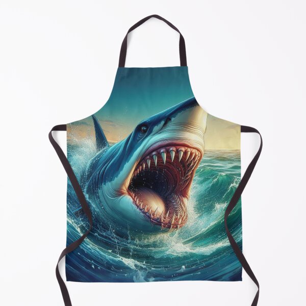 Item preview, Jaws Agape: Ferocious Shark Portrait designed and sold by TDKCustoms.