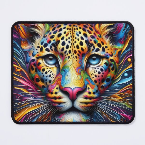 Item preview, Leopard's Prism: Colorful Lines in Airbrushed Grace designed and sold by TDKCustoms.