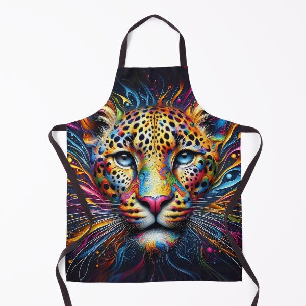 Item preview, Leopard's Prism: Colorful Lines in Airbrushed Grace designed and sold by TDKCustoms.