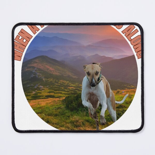 Item preview, When A Problem Comes Along - Whippet Design designed and sold by trendybutterfly.