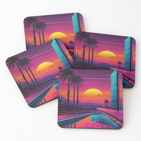 Item preview, Sunset Synthwave: City's Edge designed and sold by ZipperDragon88.