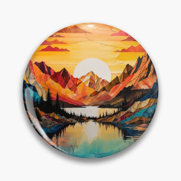 Item preview, Sunrise Over Mountains designed and sold by DividedFortune.