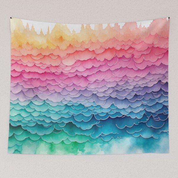 Item preview, Rainbow Abstract 7 designed and sold by GoKindCreations.