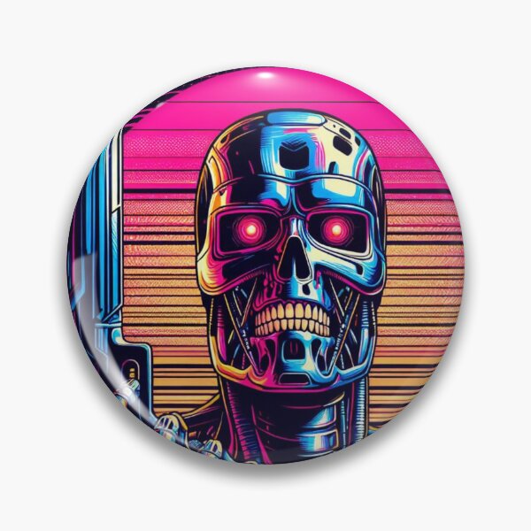 Item preview, Synthwave Terminator: Vector Graphic designed and sold by TDKCustoms.