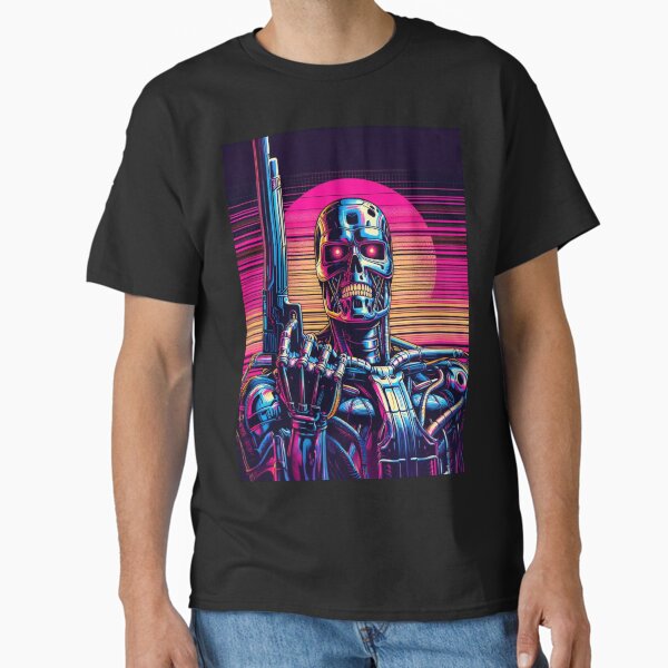 Artikel-Vorschau von Synthwave Terminator: Vektorgrafik, designt und verkauft von TDKCustoms.