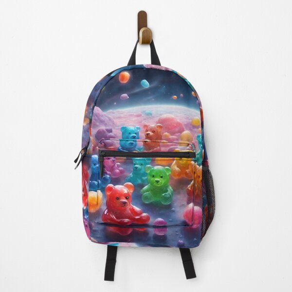Item preview, Colorful test bears in space, galactic vibes, universe, magic planets designed and sold by Sugar Wisdom .