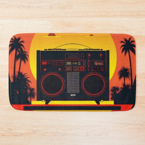 Item preview, 80's Boombox and California Sunset designed and sold by TheDarkWardrobe.